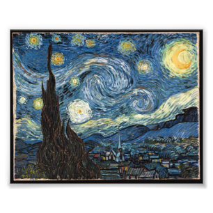 Sternennacht von Vincent Van Gogh Fotodruck