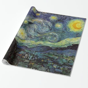Sternennacht von Vincent van Gogh. Geschenkpapier
