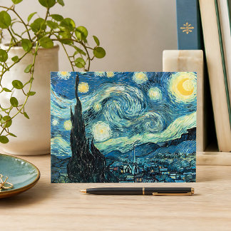 Sternennacht von Vincent Van Gogh Postkarte