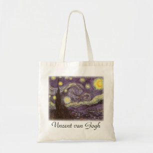 Sternennacht von Vincent van Gogh, Vintage Fine Ar Tragetasche
