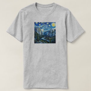 Sternennacht Yosemite-Nationalpark T-Shirt