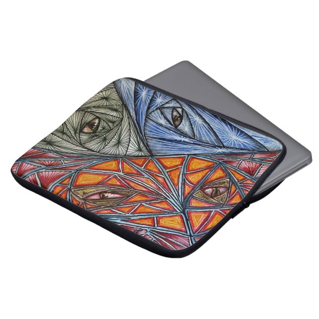Sternenparadoxon Laptopschutzhülle (Vorne Oben)
