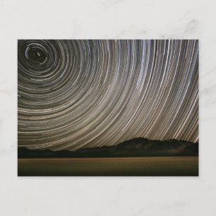 Sternenpfad bei Nacht Kalifornien, Death Valley Postkarte