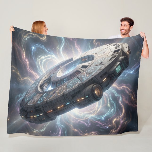 Sternenpfad – Reise durch das Universum´8 Fleecedecke (Beispiel)
