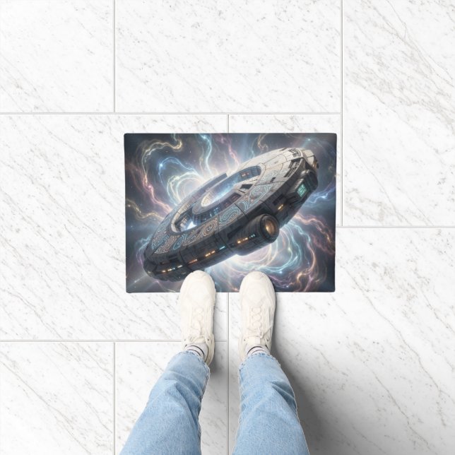 Sternenpfad – Reise durch das Universum´8 Fußmatte (Indoor)