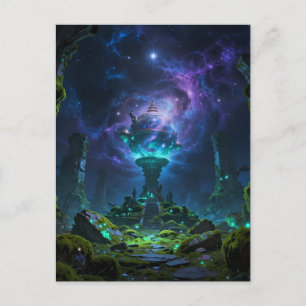 Sternenpfad – Reise durch das Universum Feiertagspostkarte