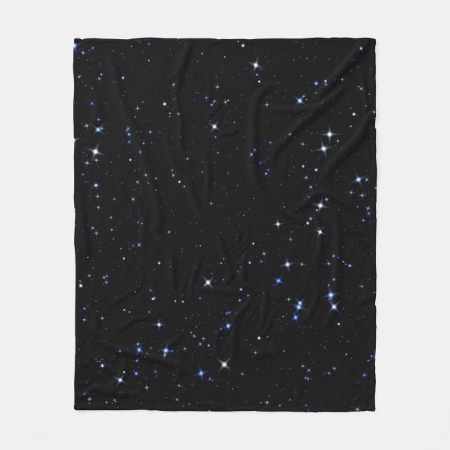 Sternenpower Tiefraum-Fleece-Decke Fleecedecke (Vorderseite)