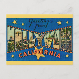 Sternenreiches Hollywood Kalifornien Postkarte