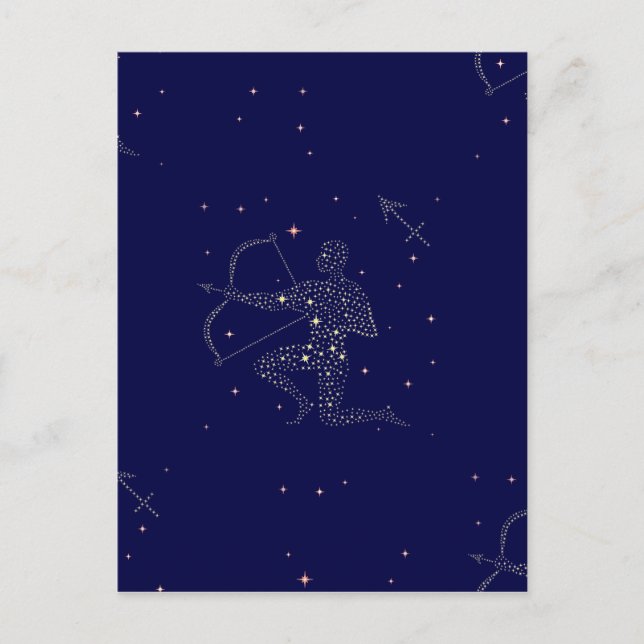 Sternensagittarius Postkarte (Vorderseite)
