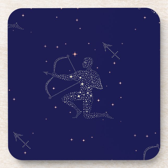 Sternensagittarius Untersetzer (Vorderseite)