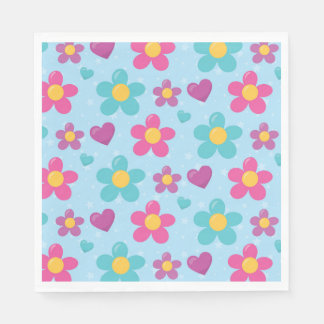 Sternenstaub Blüten Serviette