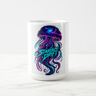 Sternenstaub Drift Kosmische Qualle Grafik Herren  Kaffeetasse