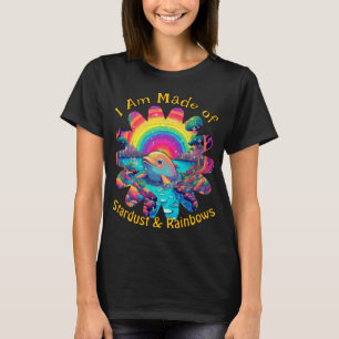 Sternenstaub Regenbogen Delfin Psychedelische Ozea T-Shirt