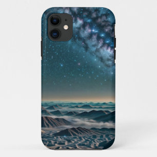 Sternenstraße Galaxie über Wüstenbergen Case-Mate iPhone Hülle