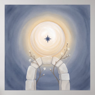 Sternentor Göttliche Führung Spirituelle Wandkunst Poster