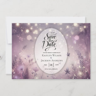 Sternenverzauberung in der Blütenhochzeit Save The Date
