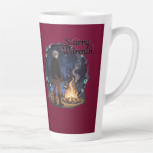 Sternenwärme - Anime-Holzfäller-Junge am Lagerfeue Milchtasse