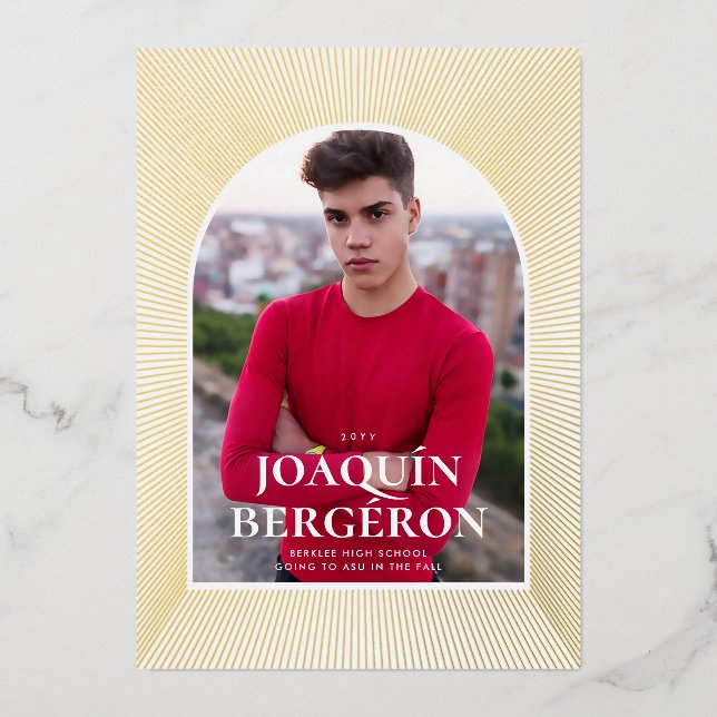 Sternexplosion Abschluss Einladung (Vorderseite)