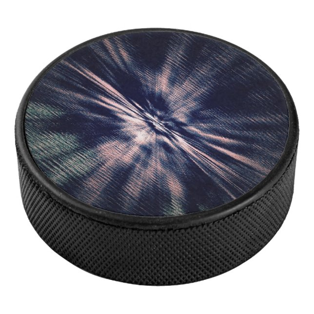 Sternexplosion Abstraktes Design Eishockey Puck (3/4)
