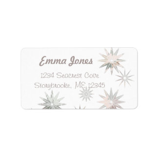 Sternexplosion Adressaufkleber