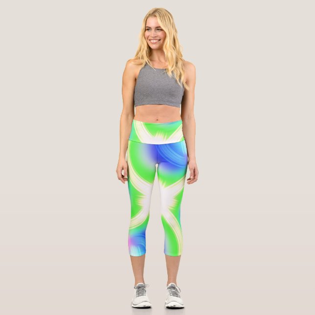 Sternexplosion Capri Leggings (Vorderseite)
