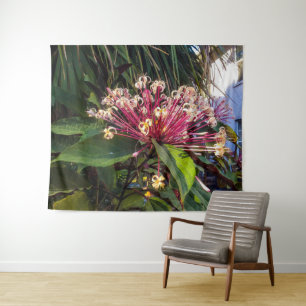 Sternexplosion Clerodendrum Blume Tapestry Wandteppich
