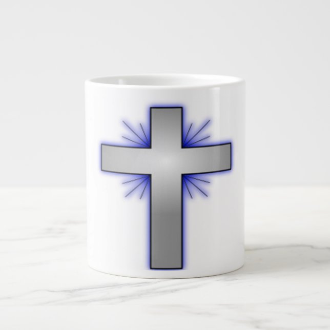 STERNEXPLOSION CROSS Jumbo-Tasse (Vorderseite)