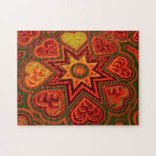 "Sternexplosion der Liebe" Jigsaw Puzzle