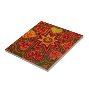 'Sternexplosion der Liebe' Trivet/Tile Fliese