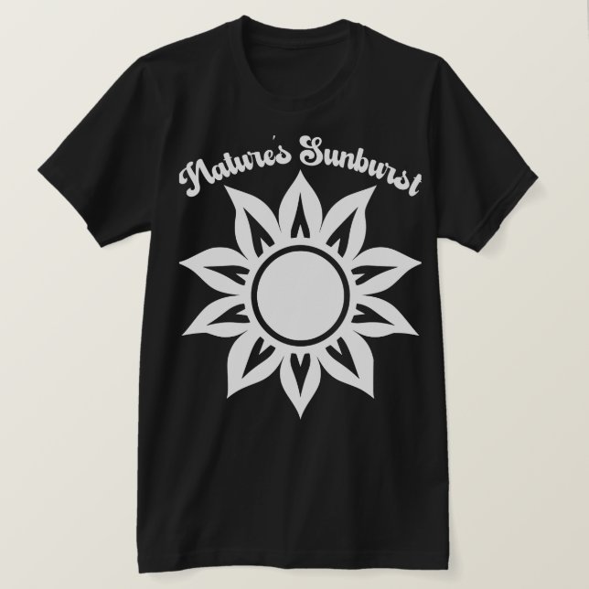 Sternexplosion der Natur Sonnenblume T-Shirt (Design vorne)