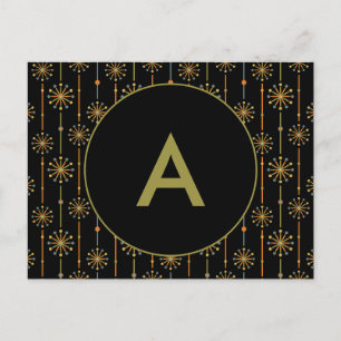 Sternexplosion des mittleren Jahrhunderts Strip Cu Postkarte