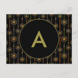 Sternexplosion des mittleren Jahrhunderts Strip Cu Postkarte