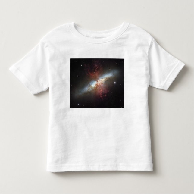 Sternexplosion Galaxie, Messier 82 Kleinkind T-shirt (Vorderseite)