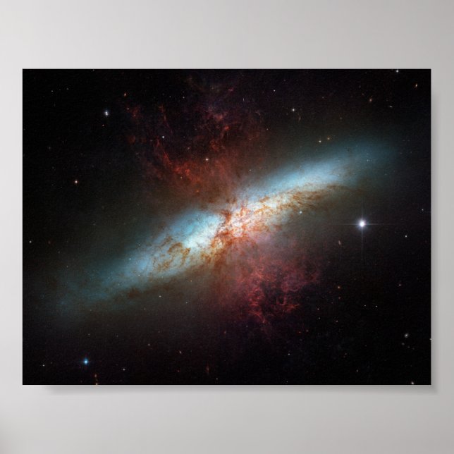 Sternexplosion Galaxy Poster (Vorne)