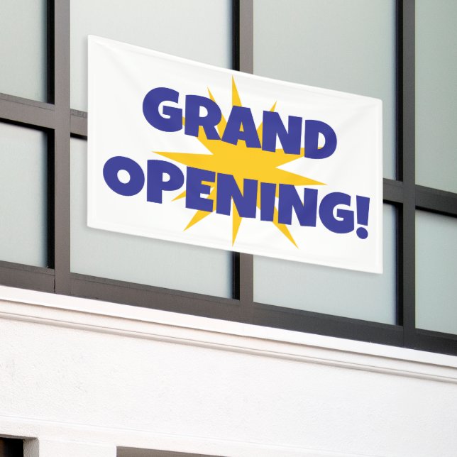 Sternexplosion Grand Opening Banner (Äußeres Gebäude)