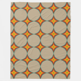 Sternexplosion Mitte des Jahrhunderts Fleecedecke