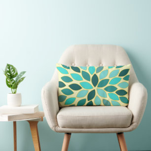 Sternexplosion Modernes Blume Muster Design Muster Lendenkissen