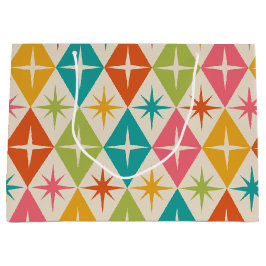 Sternexplosionen aus dem Mittelalter auf farbenfro Große Geschenktüte