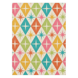 Sternexplosionen aus dem Mittelalter auf farbenfro Tischdecke