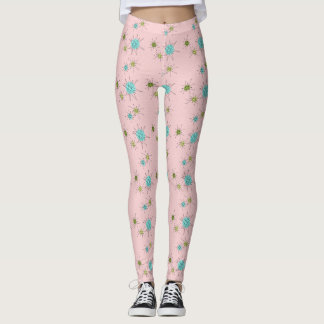 Sternexplosionen der rosa Ikonen Leggings