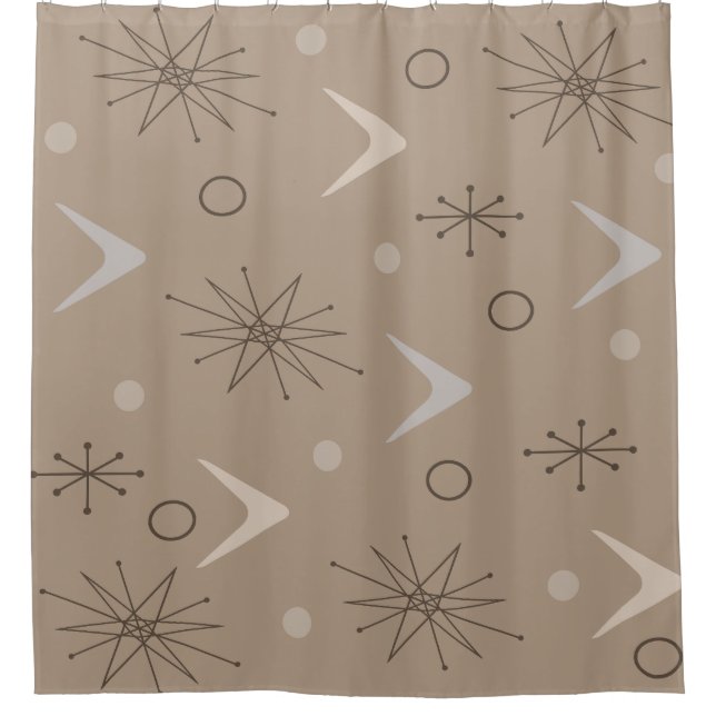Sternexplosionen des Atomzeitalters Duschvorhang (Vorderseite)