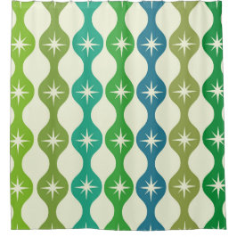 Sternexplosionen des Mittelalters über das Muster  Duschvorhang