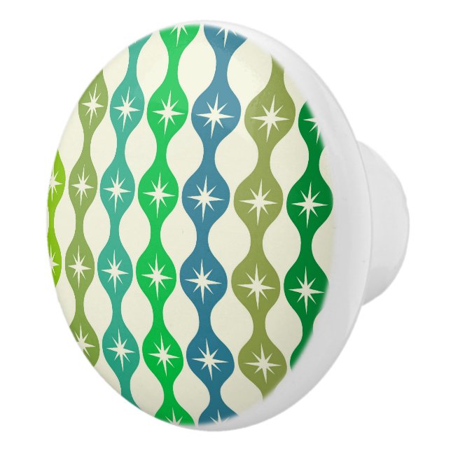 Sternexplosionen des Mittelalters über das Muster  Keramikknauf (Rechts)