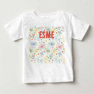 Sternexplosionen in Farbe Baby T-shirt