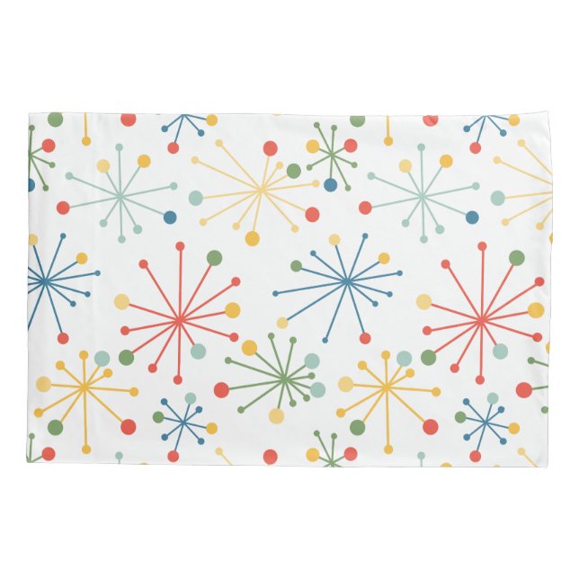 Sternexplosionen in Farbe Kissenbezug (Rückseite)