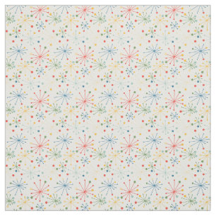 Sternexplosionen in Farbe Stoff