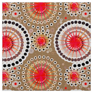 Sternexplosionen und Nadelräder, Taue, rot, weiß Stoff