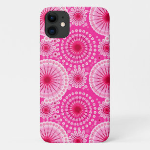 Sternexplosionen und Zahnräder, Fuchsienrosa und M Case-Mate iPhone Hülle