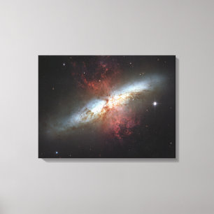 Sternexplosiongalaxie, unordentlichere 82 leinwanddruck