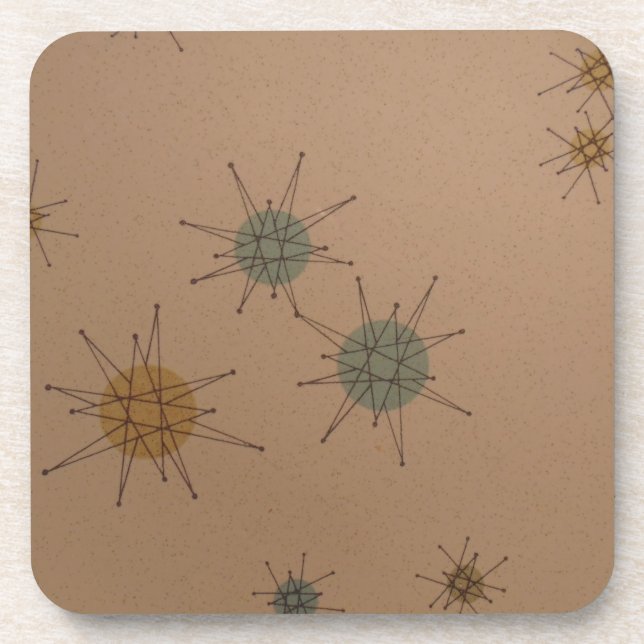 Sternexplosionuhr Untersetzer (Vorderseite)